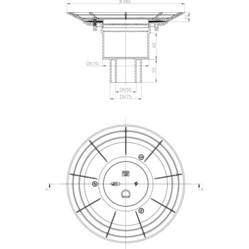 HL310NK-3020 Корпус трапу_схема