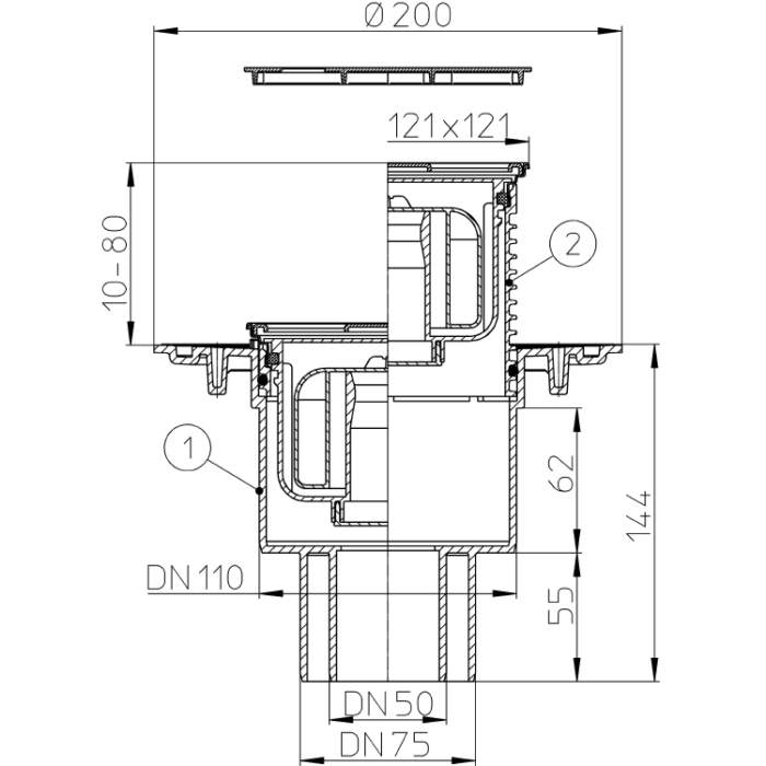 HL310NPr-3000 Трап_cхема