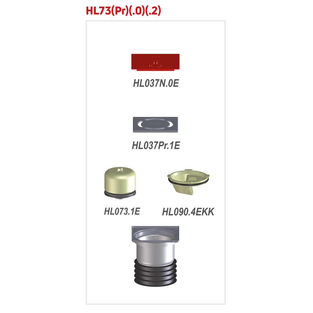 HL73.0 Трап для балконів і терас_