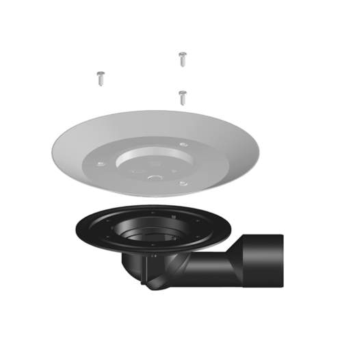 HL80K-3020 Корпус трапа для балконів і терас DN50 / 75