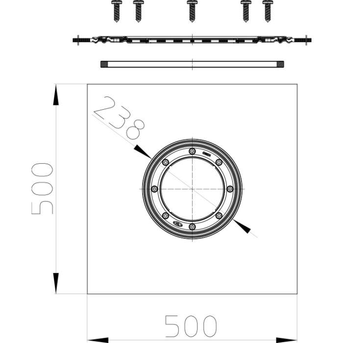 HL8300.H Фланець_cхема