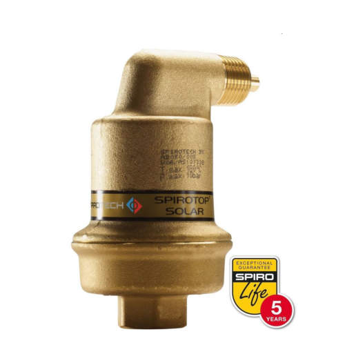 Spirotop Solar AutoClose - повітровідвідник для геліосистем від Spirotech