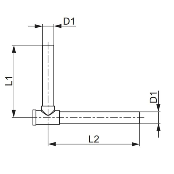 Трубки підключення радіатора до блока плінтусної розводки TECEflex схема