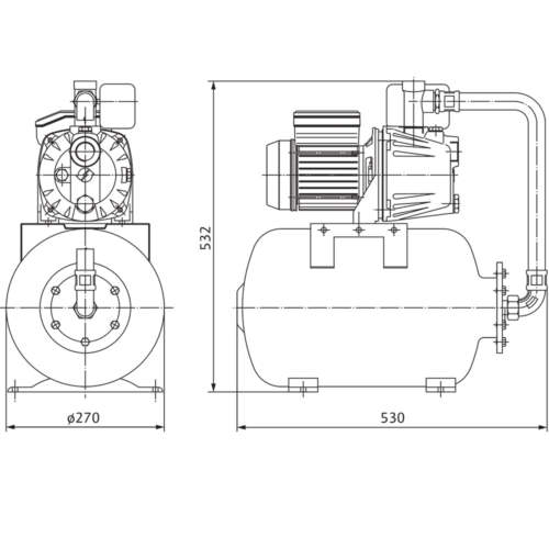 Поверхневий насос Wilo Initial Jet System